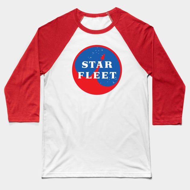 Space Fleet Logo Baseball T-Shirt by fashionsforfans